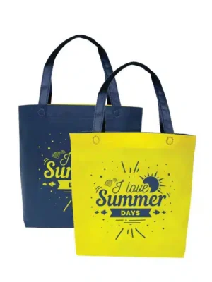 A4 Mix Colour Flat Non Woven Bag with Base